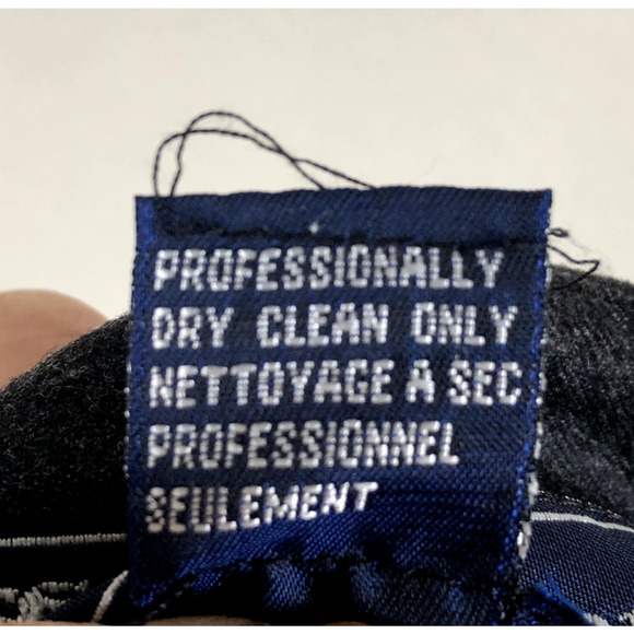 VINTAGE Burberrys Of London Skirt Gray Wool Pencil Midi Career Size X Small - Picture 10 of 15